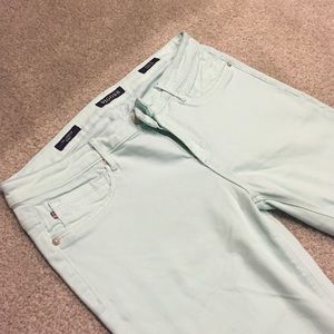 Mint colored jeans