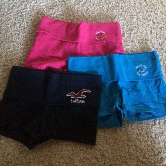 Bundle of 3 Hollister Yoga Shorts