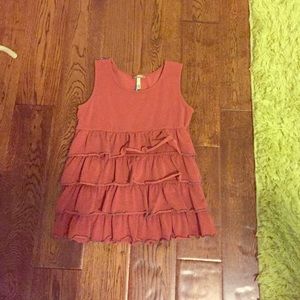 MATILDA JANE GIRLS SIZE 8 tank top w/ ruffles