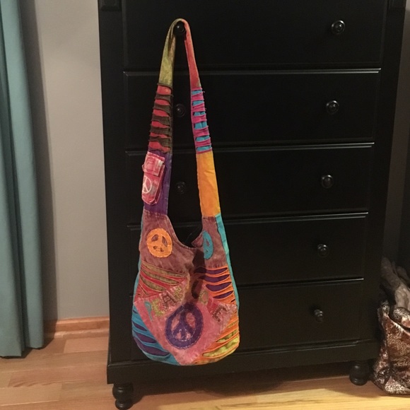 Over the shoulder "hippie bag"