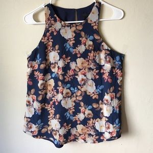 🎉SALE Jcrew Floral Racerback Sleeveless Blouse 6