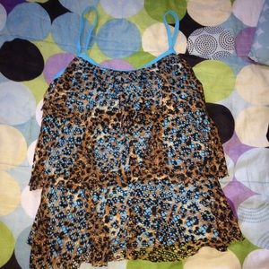 ❗️Justice cheetah print swimsuit❗️