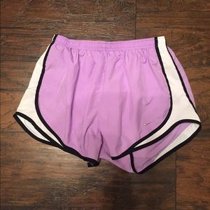 Nike dri fit purple shorts medium
