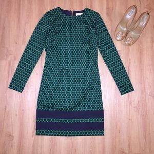 Michael Michael Kors Green Long-Sleeve Dress