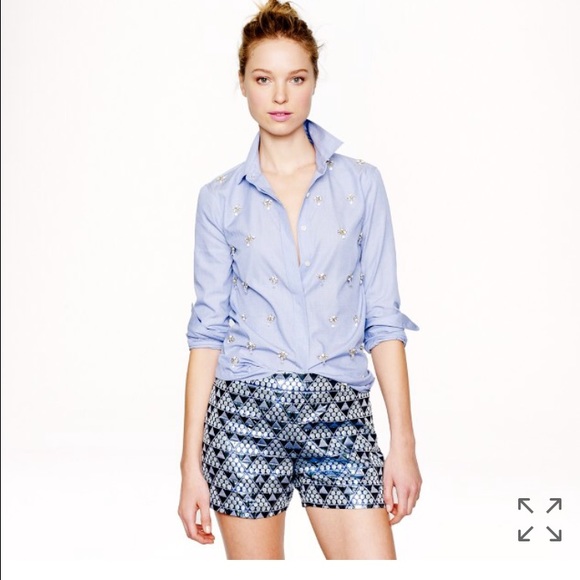 Jcrew collection pyramid brocade short. 2014 seaon