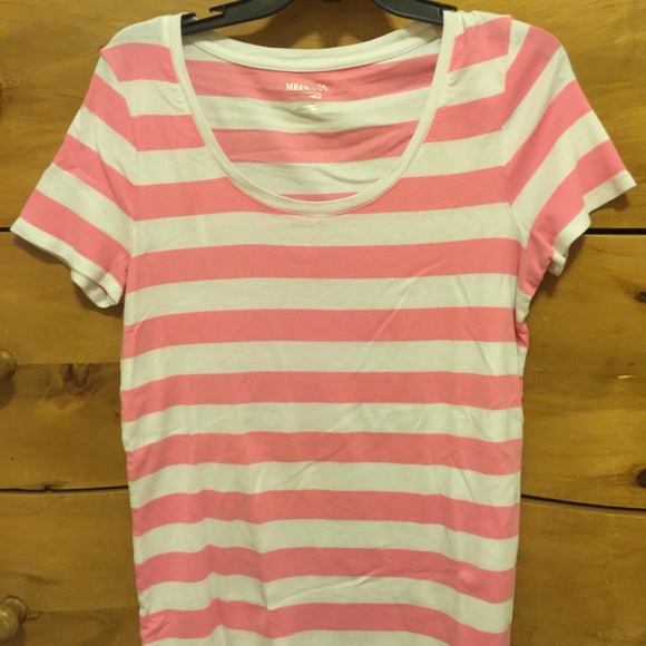 Pink and white t-shirt