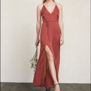 NWT Reformation Petites Grapefruit dress size S