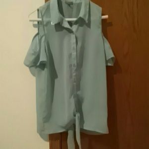 Charlotte Russe sheer blouse