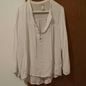 White forever 21 blouse