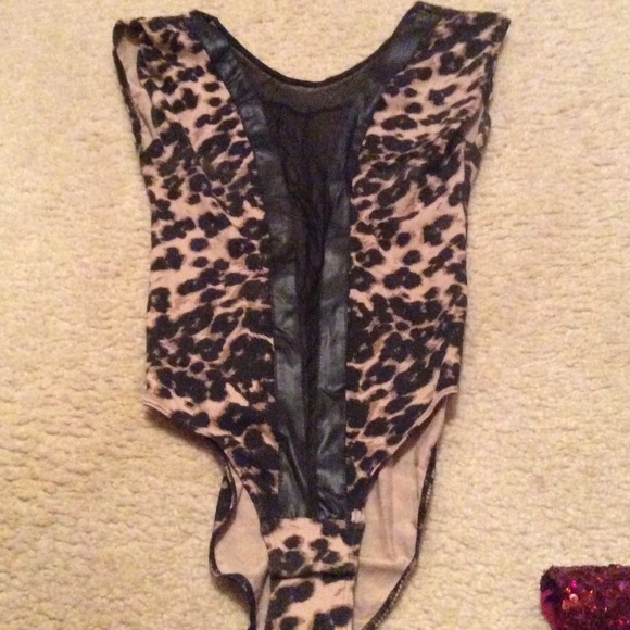 Cheetah print bodysuit