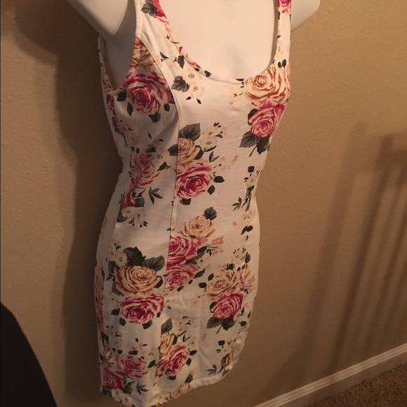 Floral bodycon dress