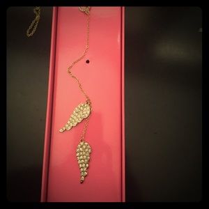 Victoria Secret toggle angel wing necklace..