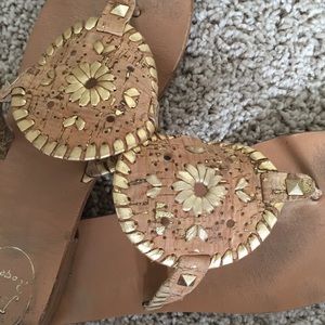 Jack Rogers cork sandals
