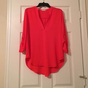 Lush Roll Sleeve Top