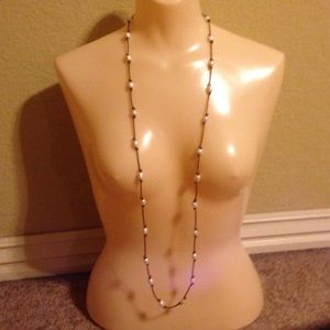Long Pearl Necklace