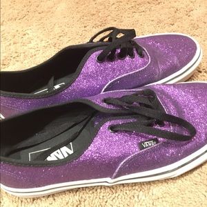 Sparkly Purple Vans