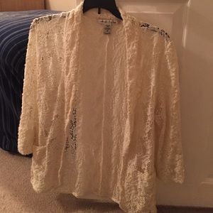 Lace blazer