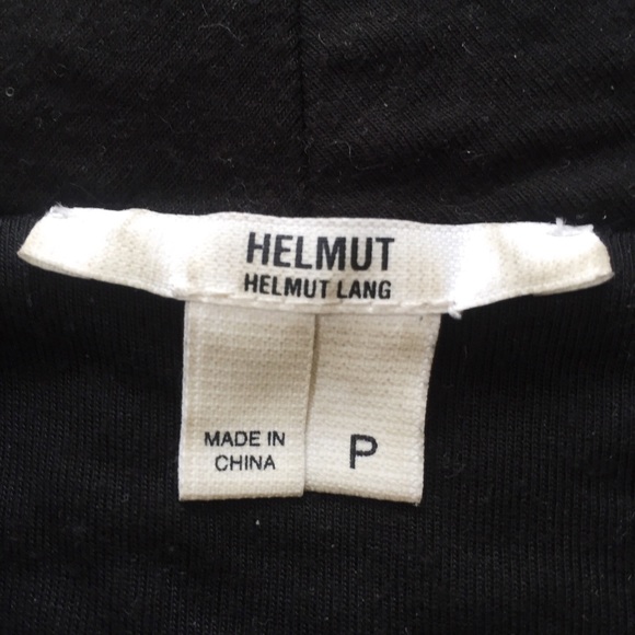 Helmut Lang Black Zip Up Size Small - Picture 3 of 4