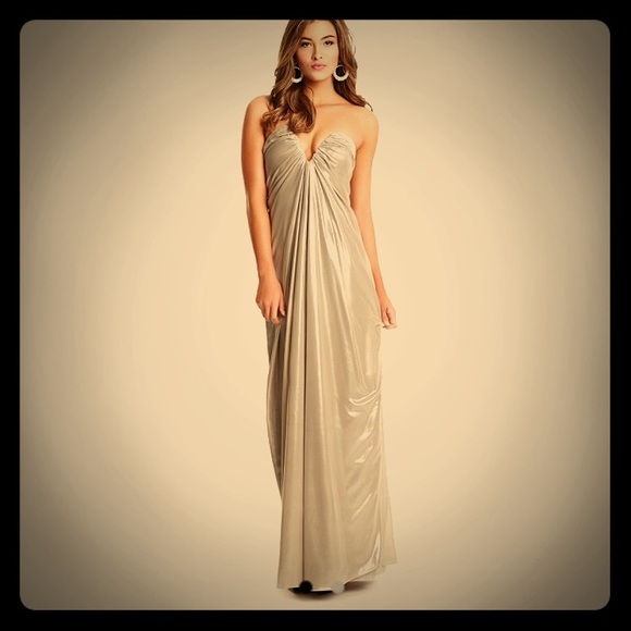 Marciano silver gown flash sale