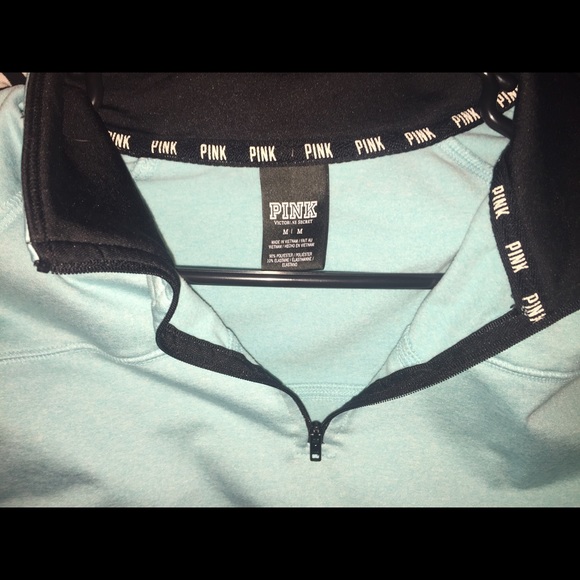 Aqua blue VS Pink jacket