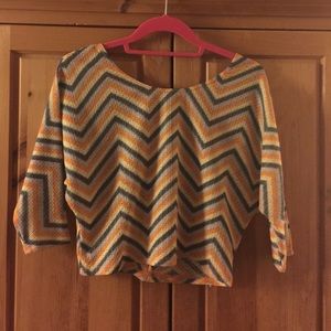 Crop top -multi color