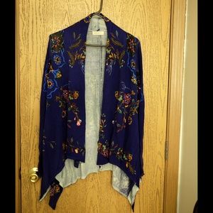 Anthropologie floral cardigan