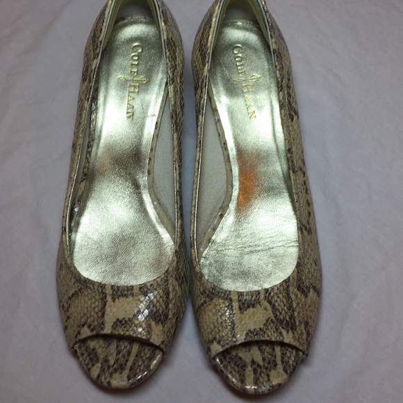 Cole Haan Snakeskin wedges Nike Air 8.5