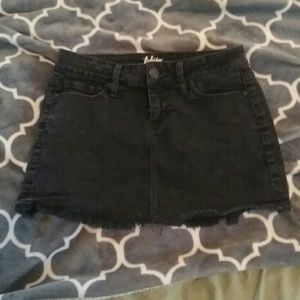 Tokyo faded black mini skirt
