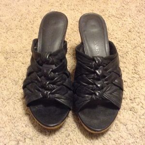 Franco Sarto cork wedges