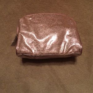 Pink sparkly Ulta makeup bag