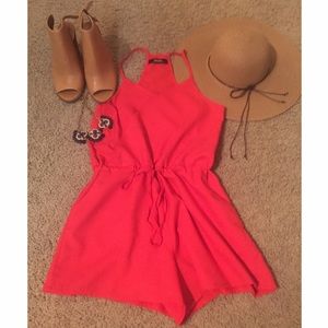 Lulu's Red Romper