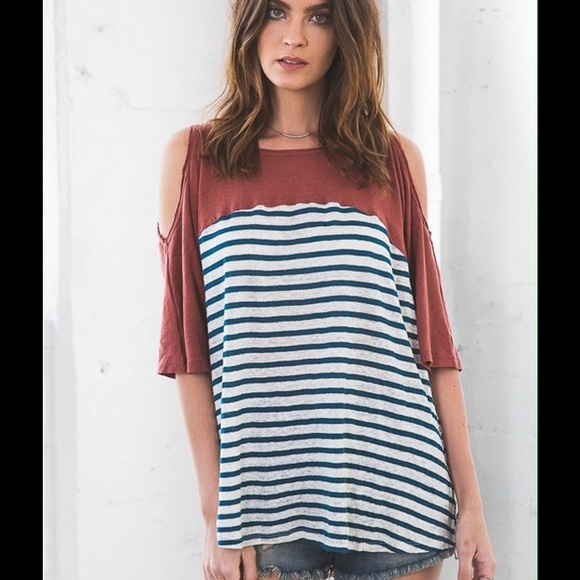 Gemma Mixed Media Top (S, M, L) - Picture 2 of 4