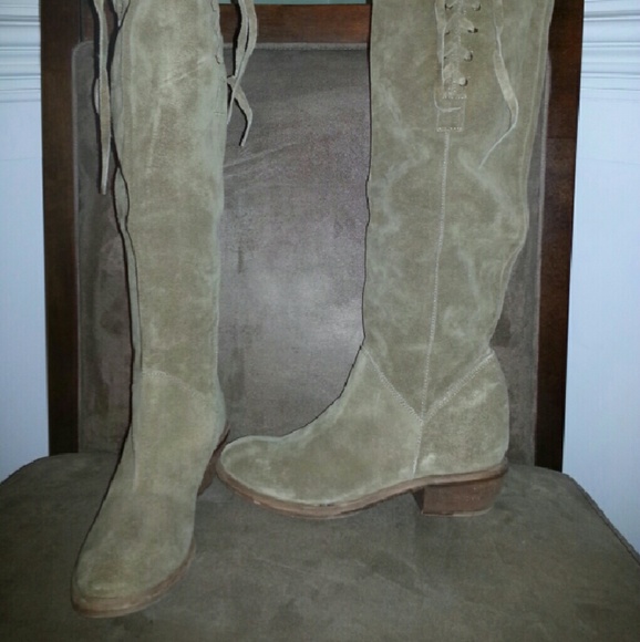 BX for Bronx knee high boots