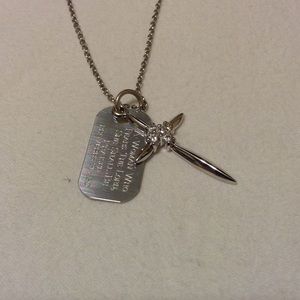 Sterling Silver cross with crystals