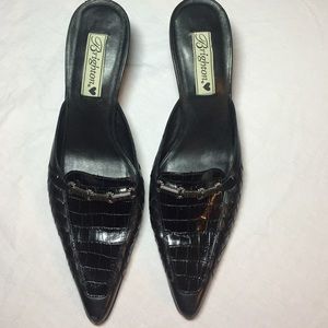 BRIGHTON Pamela leather heels 8.5 med