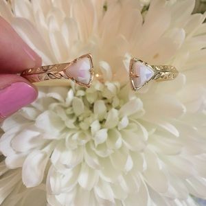 Kendra Scott white iridescent bracelet
