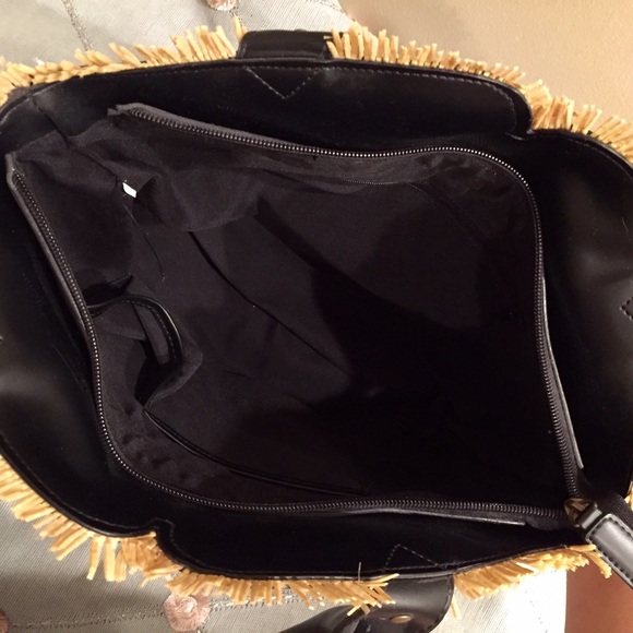 Vegan Faux Straw Mini Tote Bag