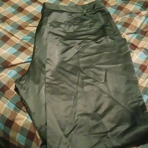 Dark Gray Slick Pants 24W