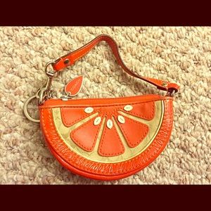 Authentic Coach Small Wristlet/Change Purse