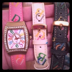 Dooney & Bourke Watch w/ adjustable wristbands