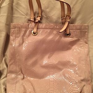 Used blush color tote
