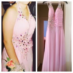 Pink prom dress
