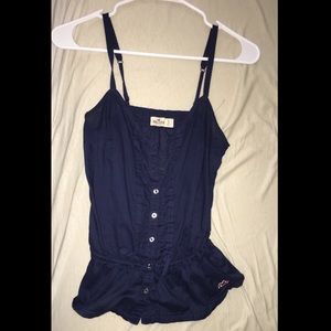 Navy blue tank top