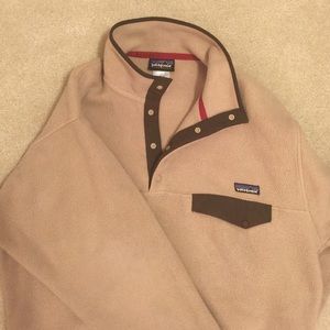 Men's Patagonia fleece- Tan/Brown