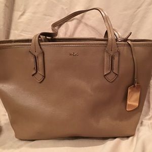 Used tan shoulder bag