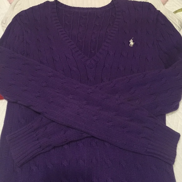 Polo purple sweater (thicker)