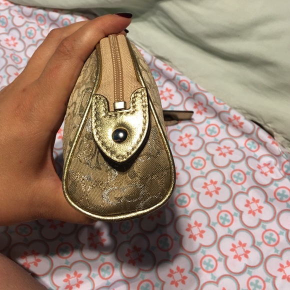 Coach make up bag..or can be used as side purse - Picture 2 of 3