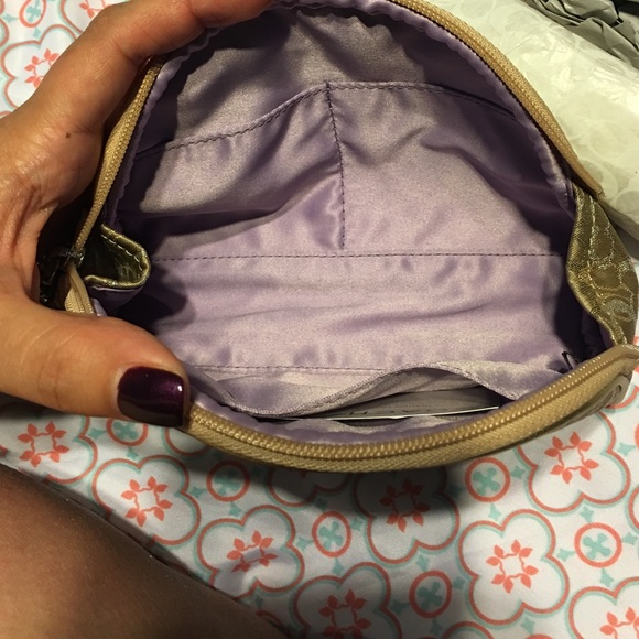 Coach make up bag..or can be used as side purse - Picture 3 of 3