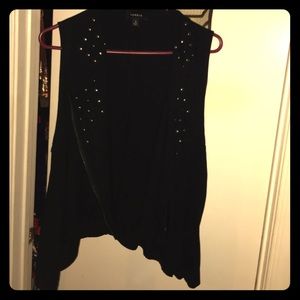 Torrid size 1 studded collar vest