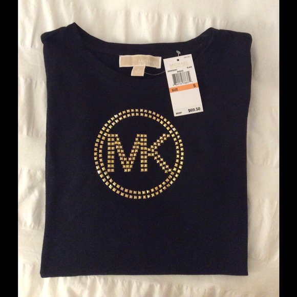 NWT Michael Kors Logo L/S shirt